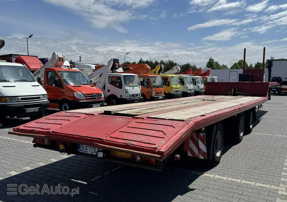 BLUMHARDT Niskopodwozie SAL 40.24 3-Osie BPW Tylna Skrętna 