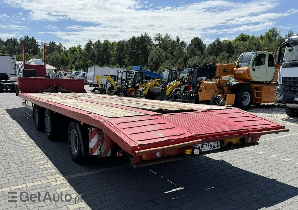 BLUMHARDT Niskopodwozie SAL 40.24 3-Osie BPW Tylna Skrętna 