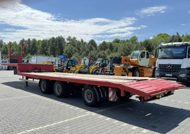 BLUMHARDT Niskopodwozie SAL 40.24 3-Osie BPW Tylna Skrętna 