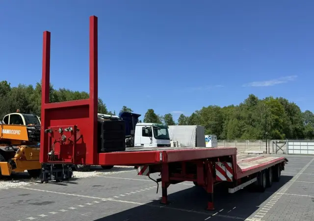 BLUMHARDT Niskopodwozie SAL 40.24 3-Osie BPW Tylna Skrętna 