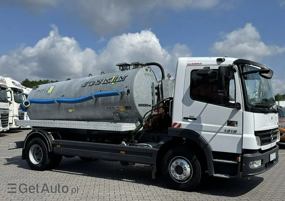 MERCEDES-BENZ Atego 1218 Asenizacyjny Szambiarka Beczka Szambowóz Poj.6m 2019r 