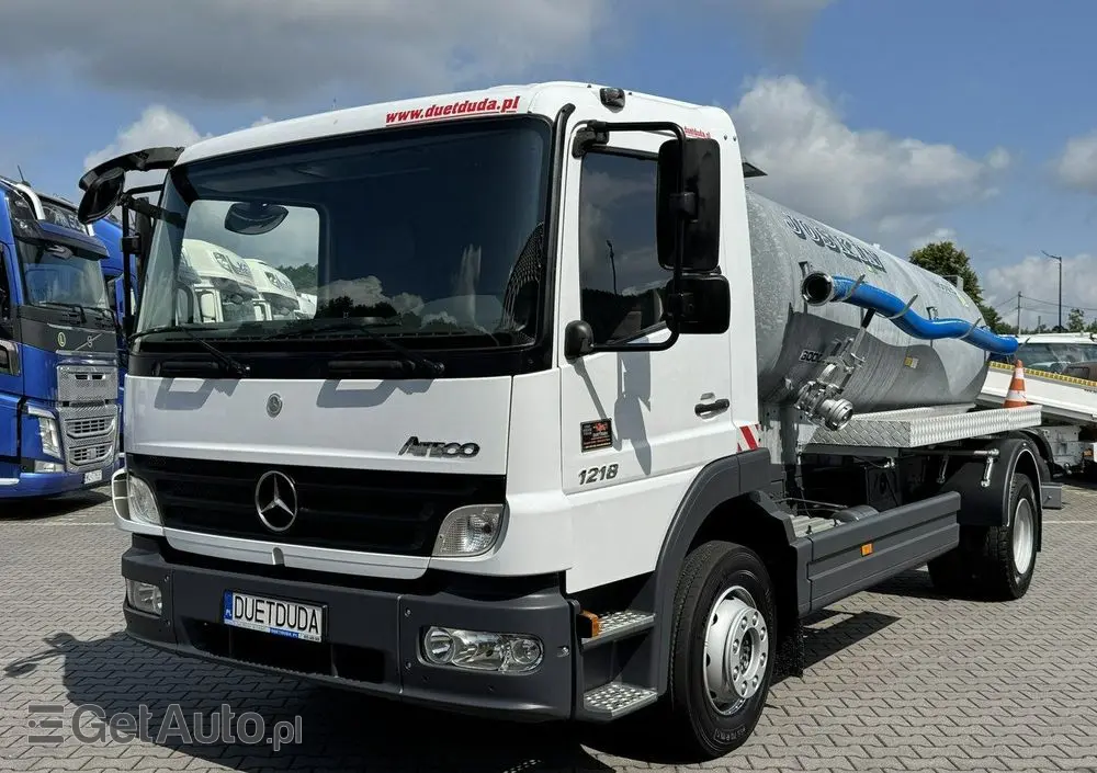 MERCEDES-BENZ Atego 1218 Asenizacyjny Szambiarka Beczka Szambowóz Poj.6m 2019r 