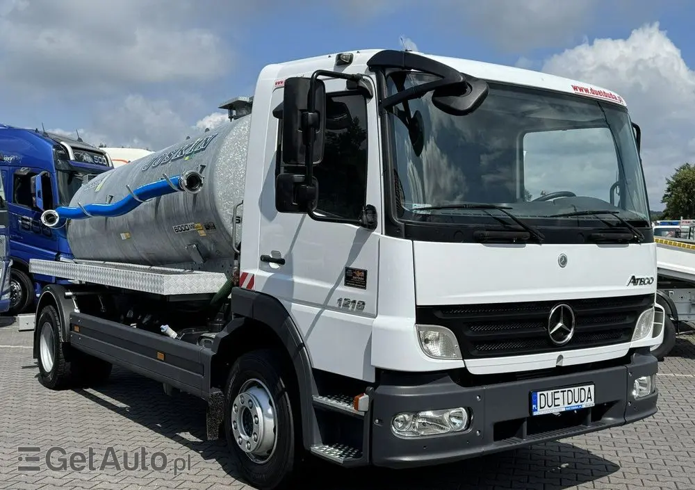MERCEDES-BENZ Atego 1218 Asenizacyjny Szambiarka Beczka Szambowóz Poj.6m 2019r 