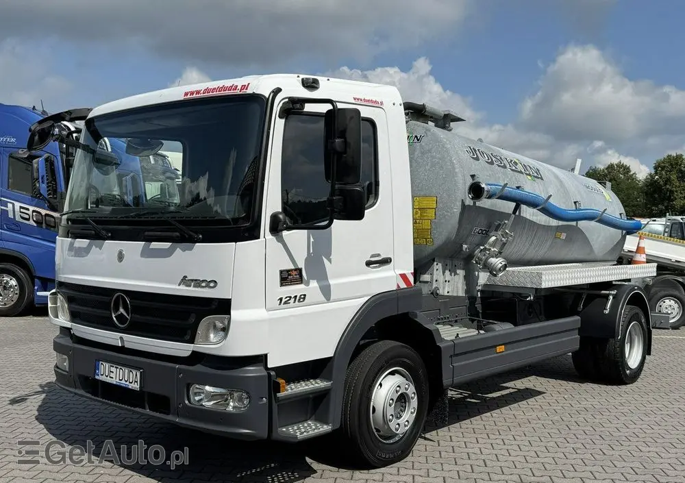 MERCEDES-BENZ Atego 1218 Asenizacyjny Szambiarka Beczka Szambowóz Poj.6m 2019r 