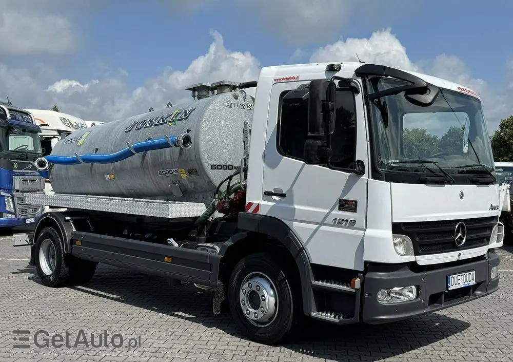 MERCEDES-BENZ Atego 1218 Asenizacyjny Szambiarka Beczka Szambowóz Poj.6m 2019r 
