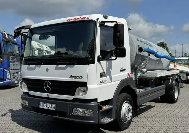 MERCEDES-BENZ Atego 1218 Asenizacyjny Szambiarka Beczka Szambowóz Poj.6m 2019r 