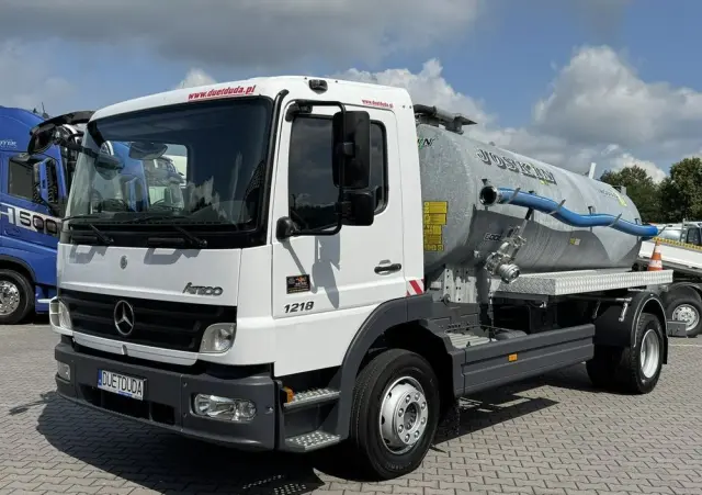 MERCEDES-BENZ Atego 1218 Asenizacyjny Szambiarka Beczka Szambowóz Poj.6m 2019r 