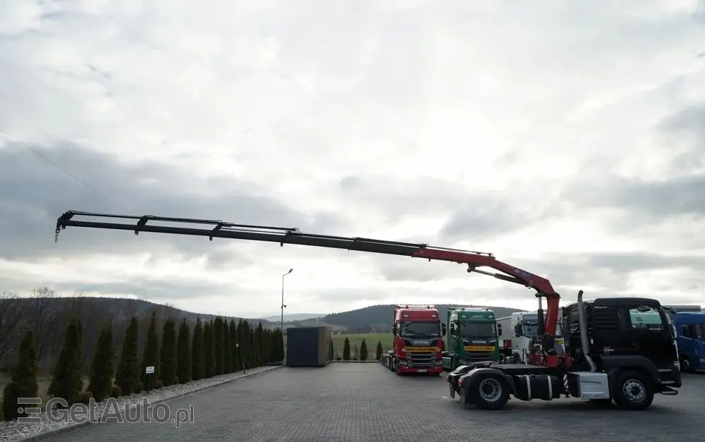 MAN TGS 18.480 / 4x2 / HDS HMF 1820 K6 / WYSIEG 17,2 m / MANUAL / STEROWANIE RADIOWE 