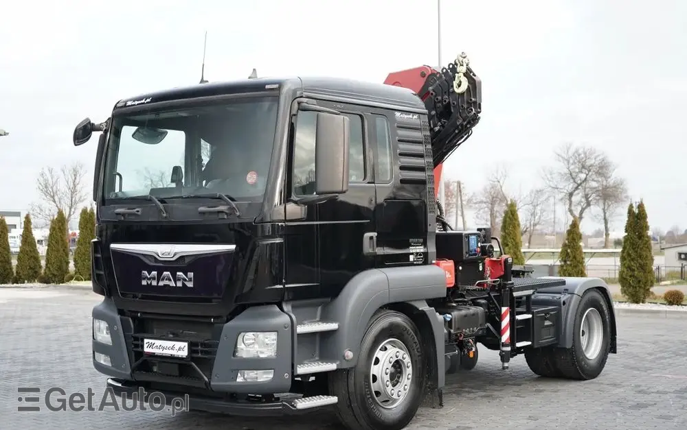 MAN TGS 18.480 / 4x2 / HDS HMF 1820 K6 / WYSIEG 17,2 m / MANUAL / STEROWANIE RADIOWE 