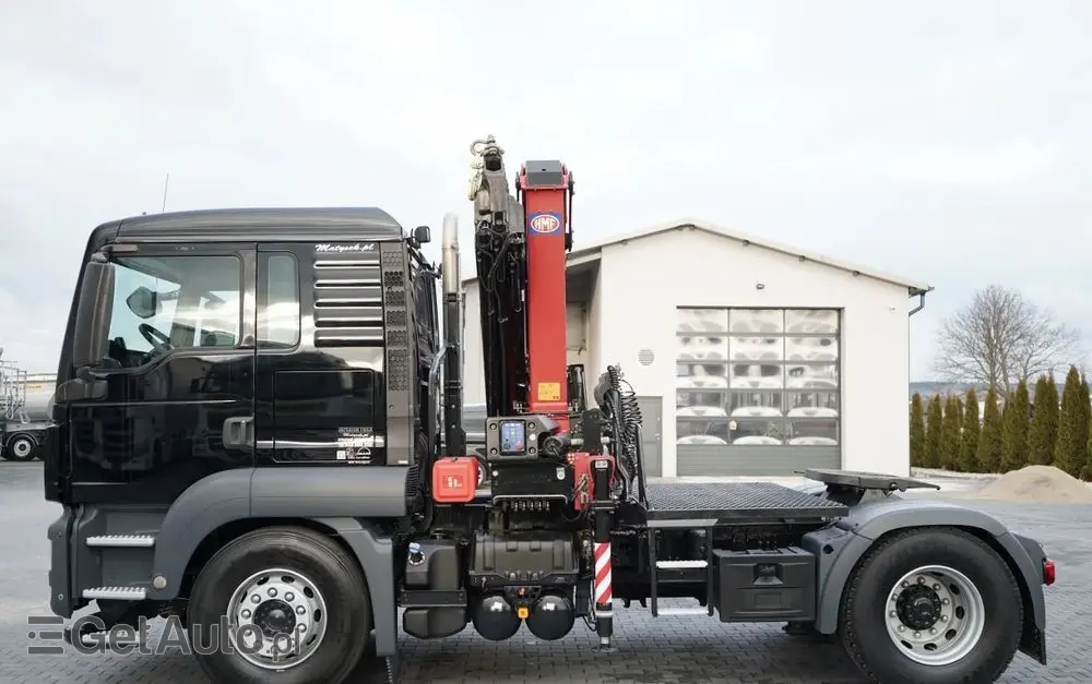 MAN TGS 18.480 / 4x2 / HDS HMF 1820 K6 / WYSIEG 17,2 m / MANUAL / STEROWANIE RADIOWE 