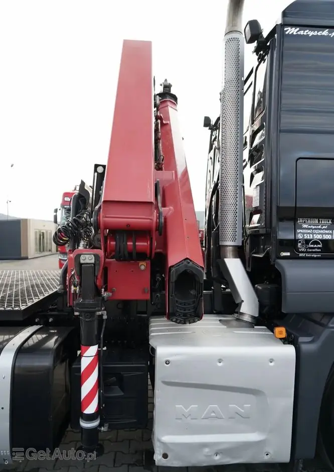 MAN TGS 18.480 / 4x2 / HDS HMF 1820 K6 / WYSIEG 17,2 m / MANUAL / STEROWANIE RADIOWE 