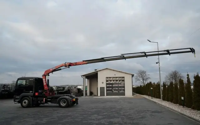 MAN TGS 18.480 / 4x2 / HDS HMF 1820 K6 / WYSIEG 17,2 m / MANUAL / STEROWANIE RADIOWE 