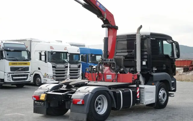 MAN TGS 18.480 / 4x2 / HDS HMF 1820 K6 / WYSIEG 17,2 m / MANUAL / STEROWANIE RADIOWE 