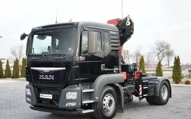 MAN TGS 18.480 / 4x2 / HDS HMF 1820 K6 / WYSIEG 17,2 m / MANUAL / STEROWANIE RADIOWE 