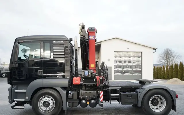 MAN TGS 18.480 / 4x2 / HDS HMF 1820 K6 / WYSIEG 17,2 m / MANUAL / STEROWANIE RADIOWE 