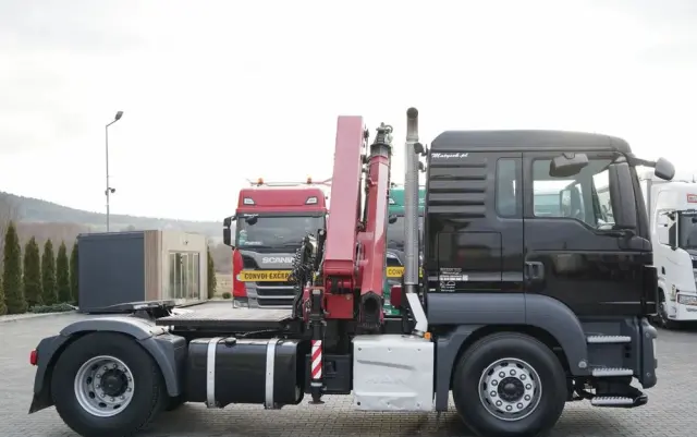 MAN TGS 18.480 / 4x2 / HDS HMF 1820 K6 / WYSIEG 17,2 m / MANUAL / STEROWANIE RADIOWE 