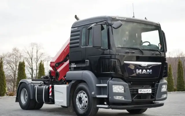 MAN TGS 18.480 / 4x2 / HDS HMF 1820 K6 / WYSIEG 17,2 m / MANUAL / STEROWANIE RADIOWE 