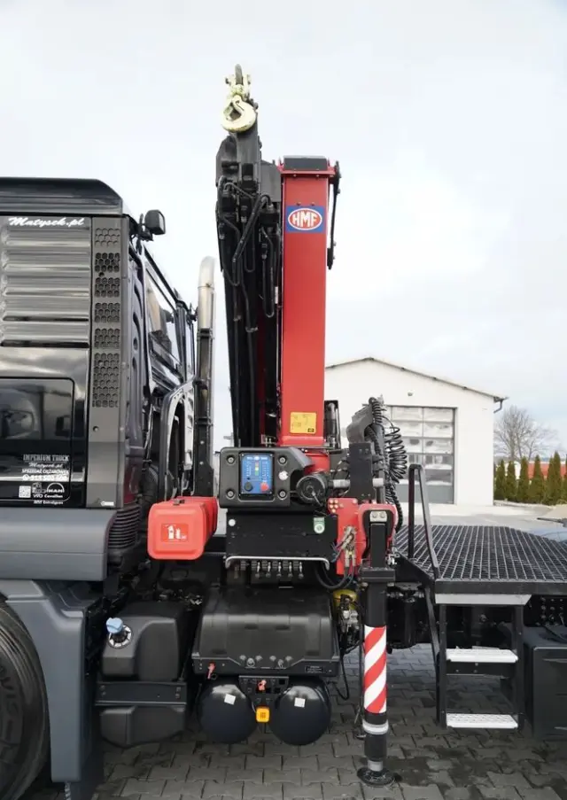 MAN TGS 18.480 / 4x2 / HDS HMF 1820 K6 / WYSIEG 17,2 m / MANUAL / STEROWANIE RADIOWE 