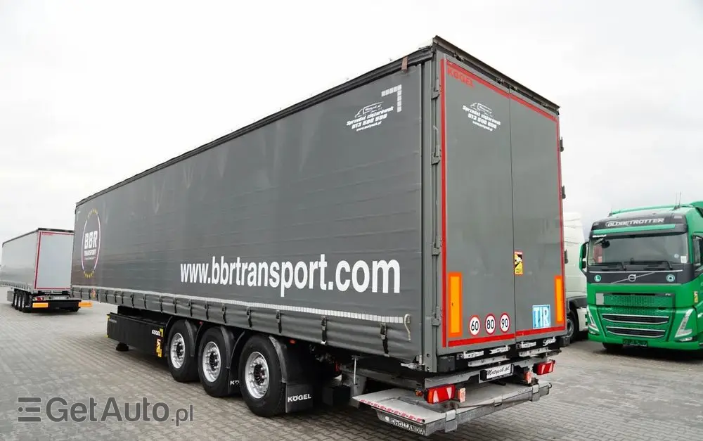 KÖGEL FIRANKA / STANDARD / WINDA 2 000 kg  / KOSZ NA PALETY / OŚ PODONOSZONA / SAF 