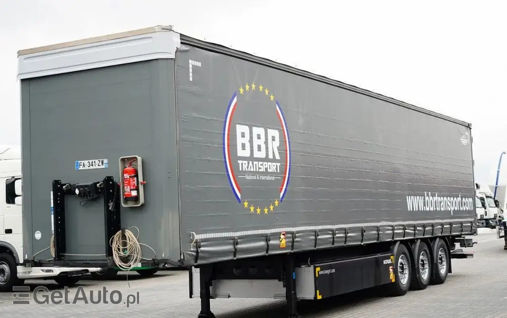 KÖGEL FIRANKA / STANDARD / WINDA 2 000 kg  / KOSZ NA PALETY / OŚ PODONOSZONA / SAF 