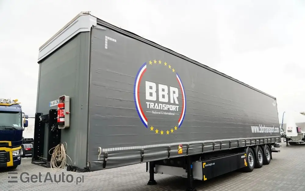 KÖGEL FIRANKA / STANDARD / WINDA 2 000 kg  / KOSZ NA PALETY / OŚ PODONOSZONA / SAF 