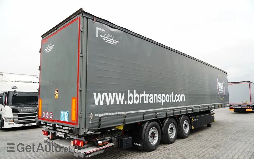 KÖGEL FIRANKA / STANDARD / WINDA 2 000 kg  / KOSZ NA PALETY / OŚ PODONOSZONA / SAF 