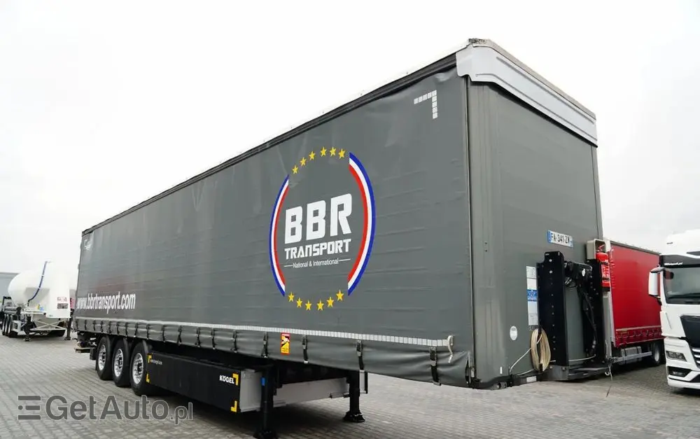 KÖGEL FIRANKA / STANDARD / WINDA 2 000 kg  / KOSZ NA PALETY / OŚ PODONOSZONA / SAF 