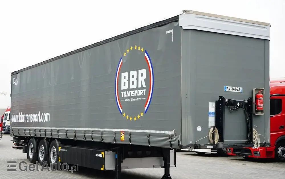 KÖGEL FIRANKA / STANDARD / WINDA 2 000 kg  / KOSZ NA PALETY / OŚ PODONOSZONA / SAF 