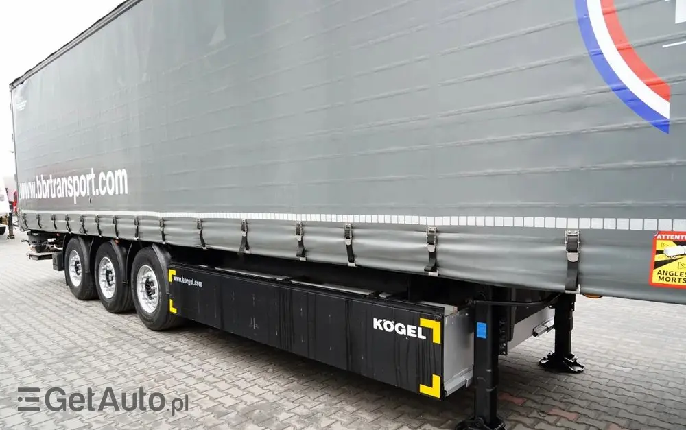 KÖGEL FIRANKA / STANDARD / WINDA 2 000 kg  / KOSZ NA PALETY / OŚ PODONOSZONA / SAF 