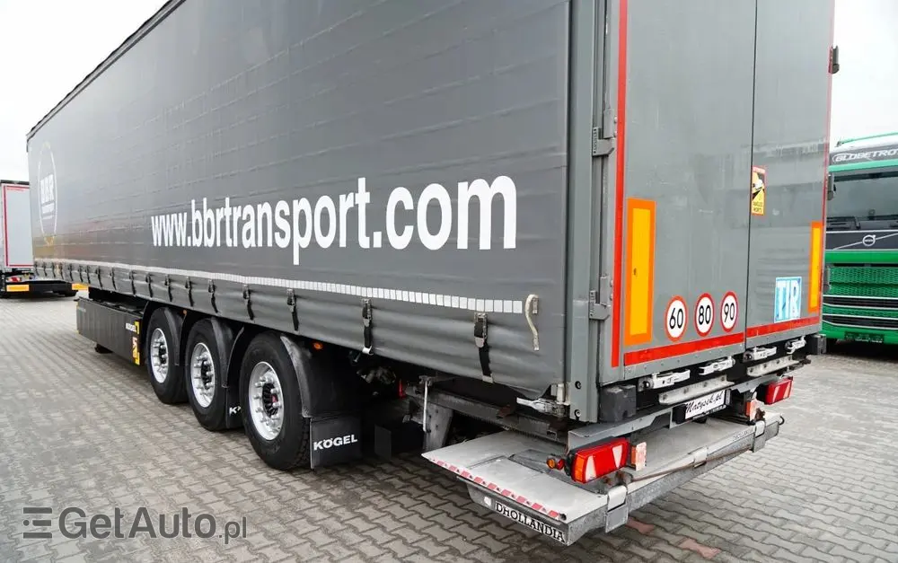 KÖGEL FIRANKA / STANDARD / WINDA 2 000 kg  / KOSZ NA PALETY / OŚ PODONOSZONA / SAF 