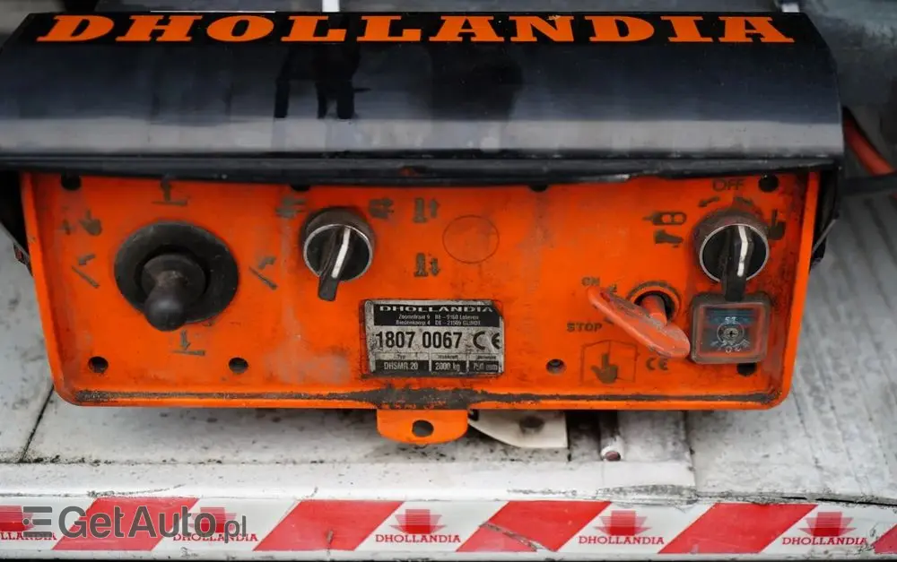 KÖGEL FIRANKA / STANDARD / WINDA 2 000 kg  / KOSZ NA PALETY / OŚ PODONOSZONA / SAF 