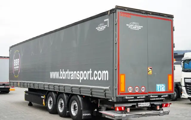 KÖGEL FIRANKA / STANDARD / WINDA 2 000 kg  / KOSZ NA PALETY / OŚ PODONOSZONA / SAF 