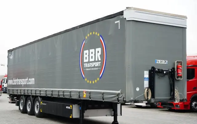 KÖGEL FIRANKA / STANDARD / WINDA 2 000 kg  / KOSZ NA PALETY / OŚ PODONOSZONA / SAF 