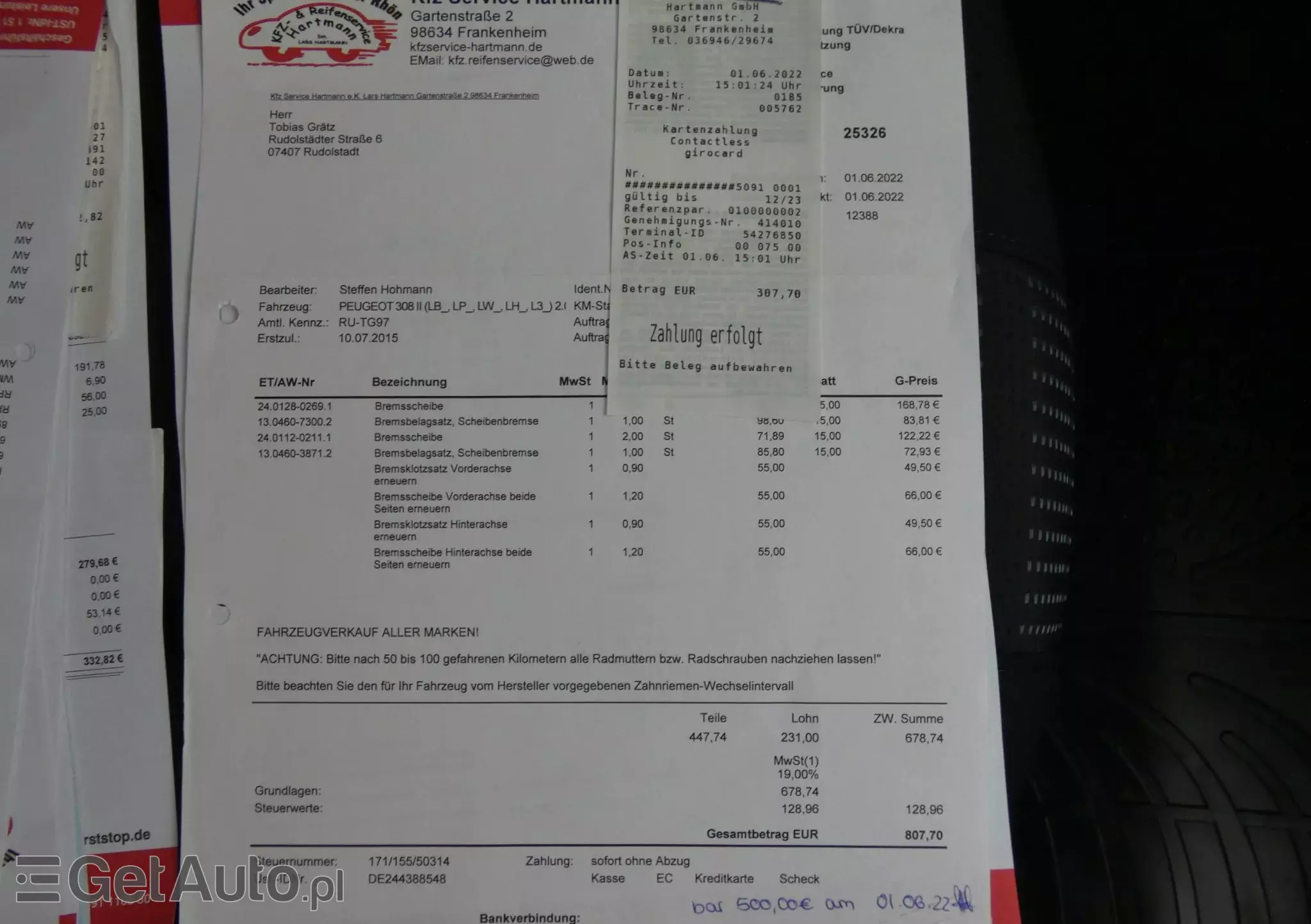 PEUGEOT 308 BlueHDi FAP 150 Stop & Start Allure