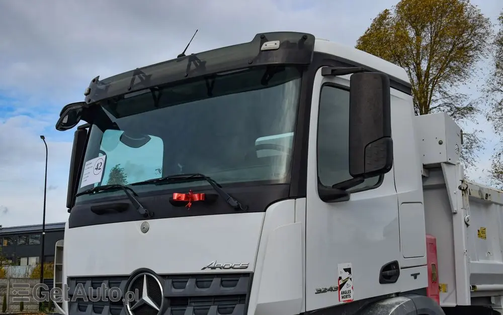 MERCEDES-BENZ AROCS 3243 / 8x4 / EURO 6 / WYWROTKA / MELLER KIPPER / HYDROBURTA / AUTOMAT / SERWISOWANY / SPROWADZONY 