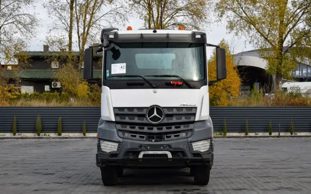 MERCEDES-BENZ AROCS 3243 / 8x4 / EURO 6 / WYWROTKA / MELLER KIPPER / HYDROBURTA / AUTOMAT / SERWISOWANY / SPROWADZONY 