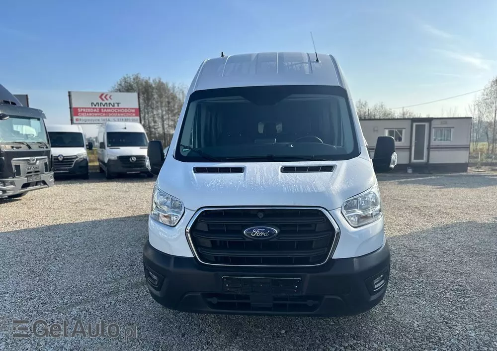 FORD TRANSIT MAXI/manual/brygadówka 5 osób/klima/navi/kamera/parktronik przód i tył/grzane fotele/LED 