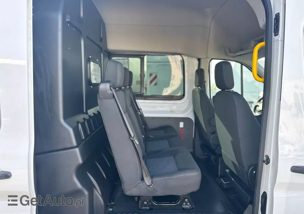 FORD TRANSIT MAXI/manual/brygadówka 5 osób/klima/navi/kamera/parktronik przód i tył/grzane fotele/LED 