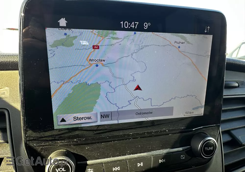 FORD TRANSIT MAXI/manual/brygadówka 5 osób/klima/navi/kamera/parktronik przód i tył/grzane fotele/LED 