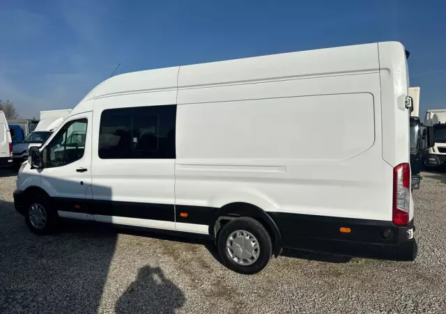 FORD TRANSIT MAXI/manual/brygadówka 5 osób/klima/navi/kamera/parktronik przód i tył/grzane fotele/LED 