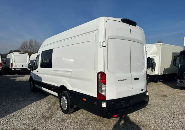 FORD TRANSIT MAXI/manual/brygadówka 5 osób/klima/navi/kamera/parktronik przód i tył/grzane fotele/LED 