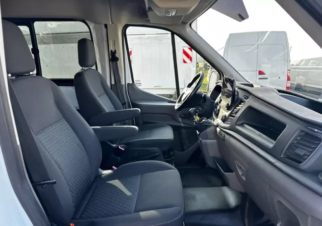 FORD TRANSIT MAXI/manual/brygadówka 5 osób/klima/navi/kamera/parktronik przód i tył/grzane fotele/LED 