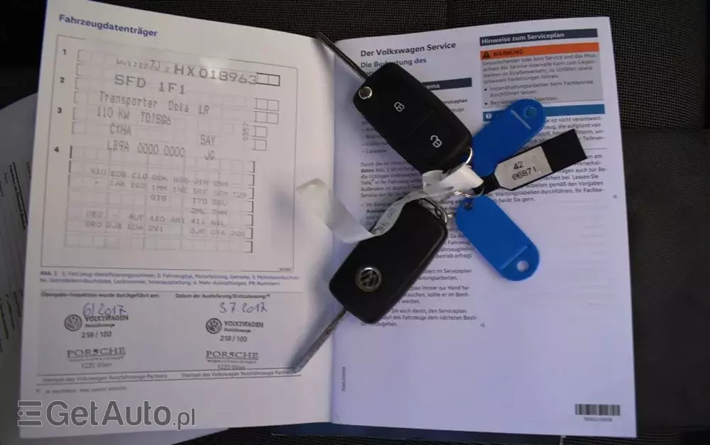 VOLKSWAGEN TRANSPORTER T6 DOKA JAK NOWY 