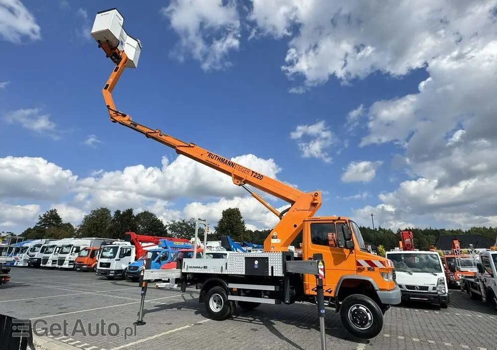 MERCEDES-BENZ Vario 814 D 4x4 Zwyżka RUTHMANN STEIGER T220 Podnośnik Koszowy 