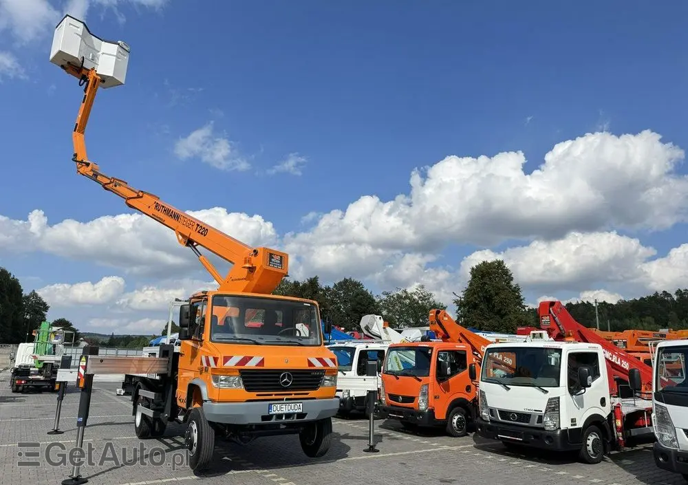 MERCEDES-BENZ Vario 814 D 4x4 Zwyżka RUTHMANN STEIGER T220 Podnośnik Koszowy 