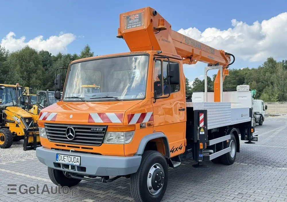 MERCEDES-BENZ Vario 814 D 4x4 Zwyżka RUTHMANN STEIGER T220 Podnośnik Koszowy 