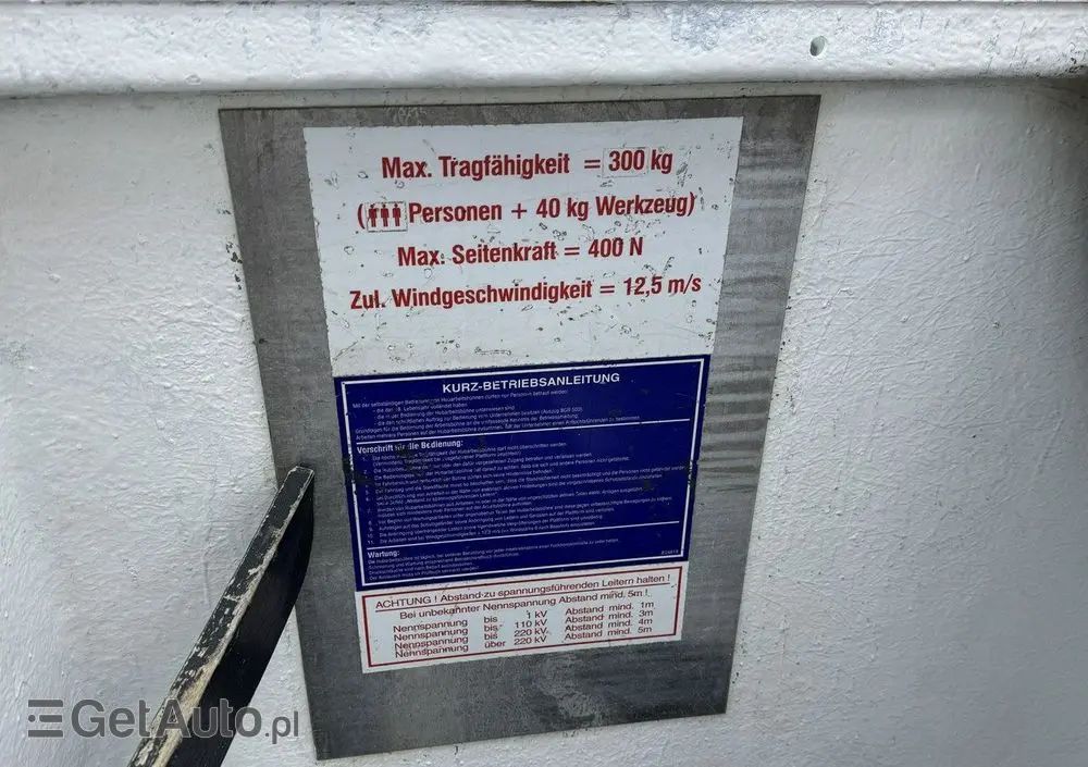 MERCEDES-BENZ Vario 814 D 4x4 Zwyżka RUTHMANN STEIGER T220 Podnośnik Koszowy 