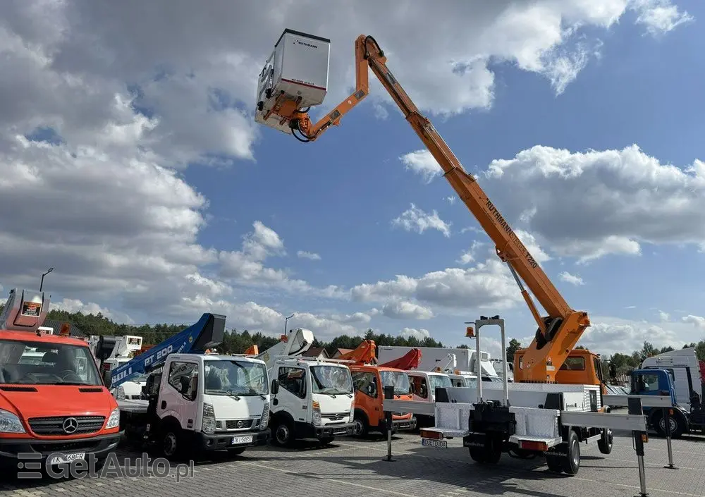 MERCEDES-BENZ Vario 814 D 4x4 Zwyżka RUTHMANN STEIGER T220 Podnośnik Koszowy 