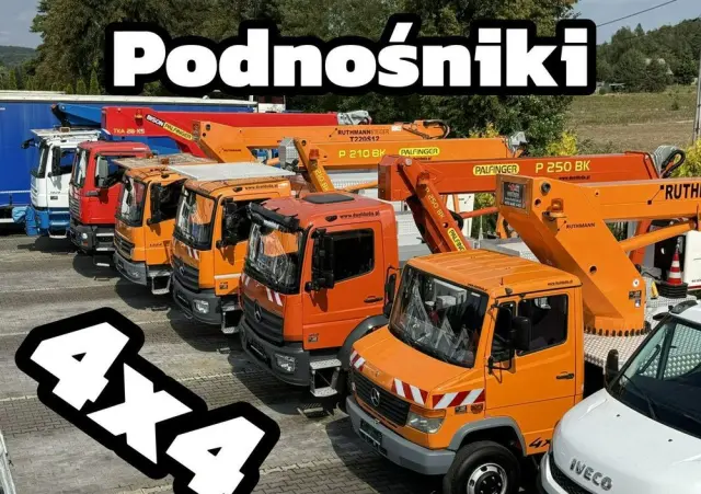 MERCEDES-BENZ Vario 814 D 4x4 Zwyżka RUTHMANN STEIGER T220 Podnośnik Koszowy 