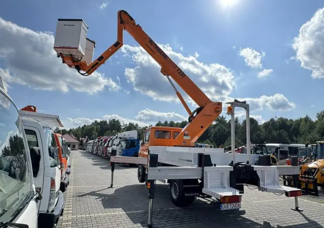 MERCEDES-BENZ Vario 814 D 4x4 Zwyżka RUTHMANN STEIGER T220 Podnośnik Koszowy 